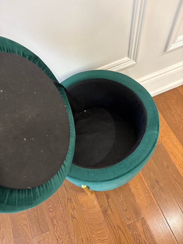 Velvet Ottoman - photo 3