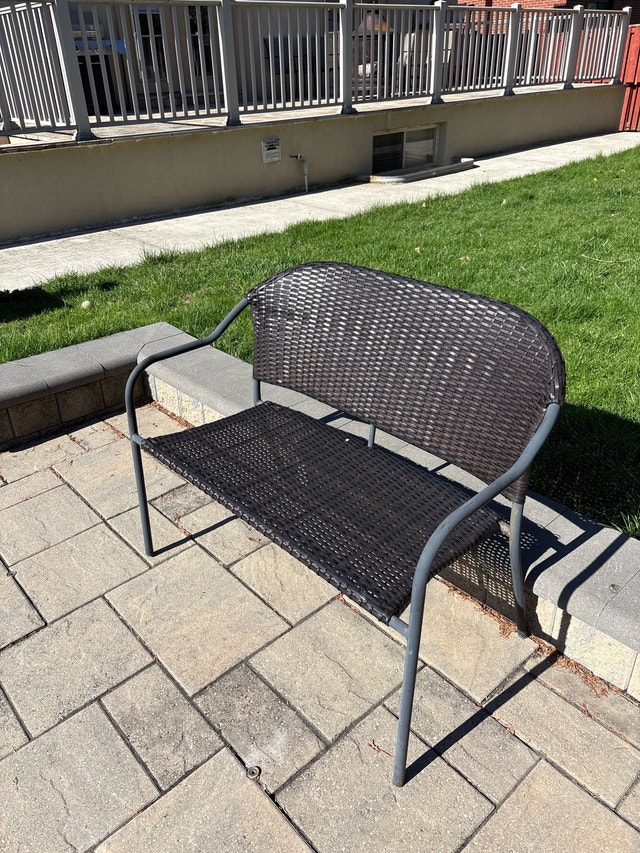 Wicker Patio Bench - photo 3