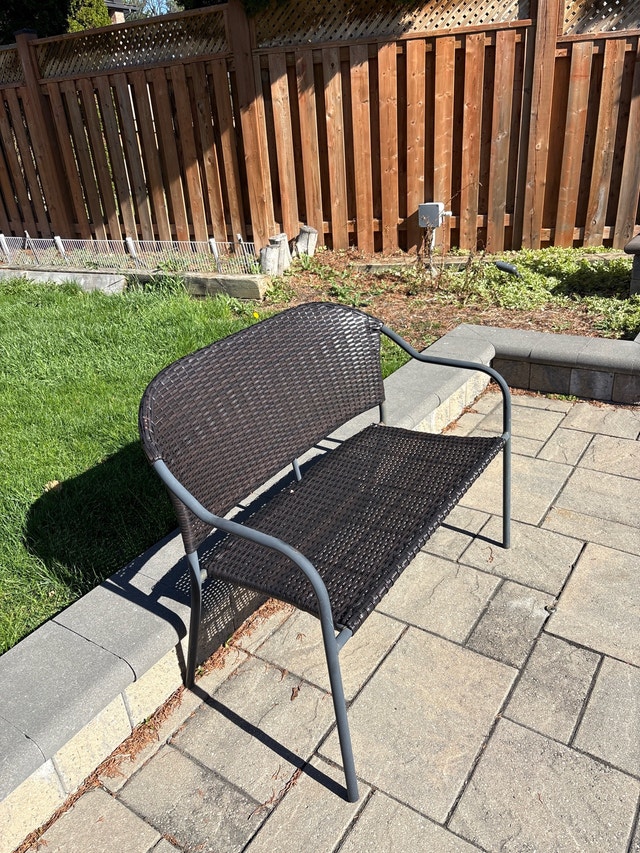 Wicker Patio Bench - photo 4