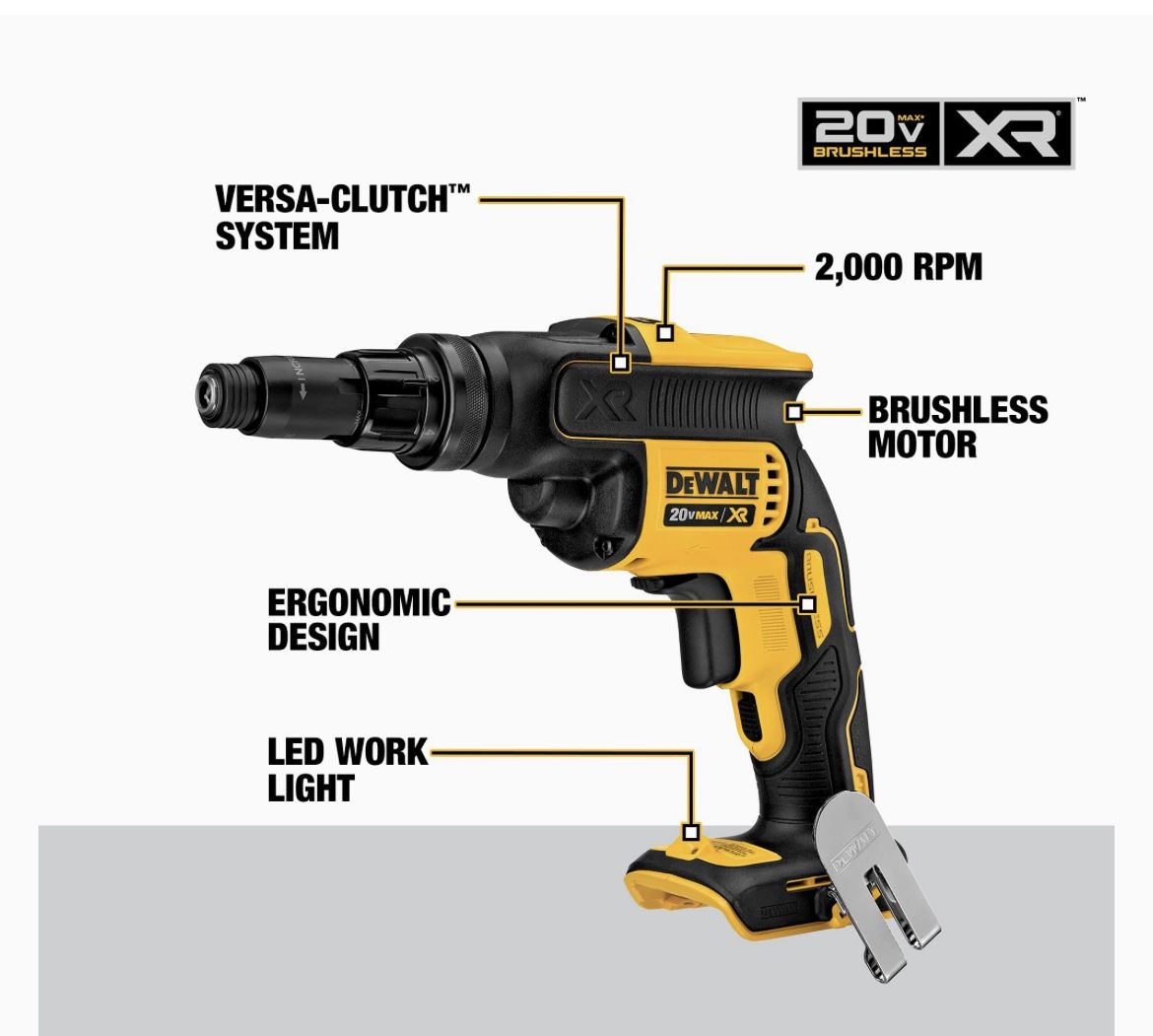 DEWALT VARIABLE SPEED SCREW GUN - photo 3