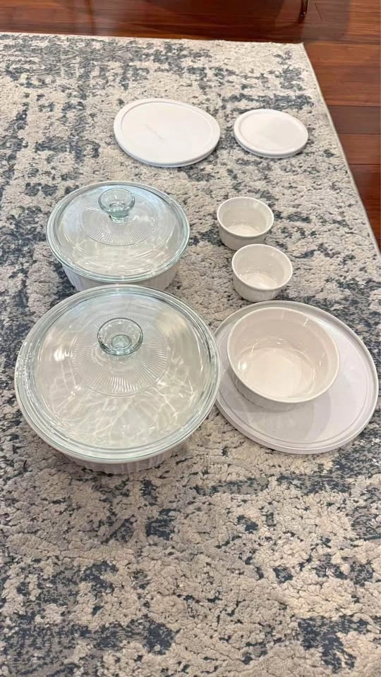 Corningware French White 10 Piece Bakeware Set
