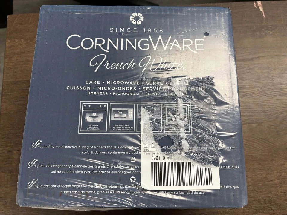 Corningware French White 10 Piece Bakeware Set - photo 2
