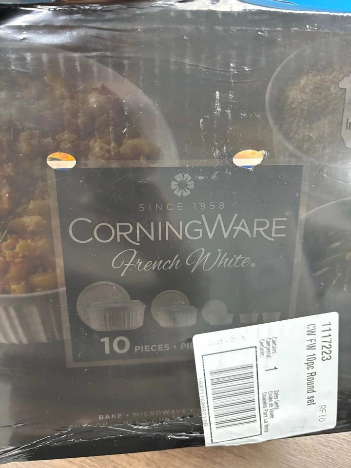 Corningware French White 10 Piece Bakeware Set - photo 4