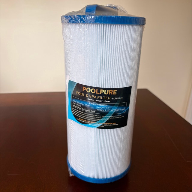 Poolpure PLF4CH-24 Hot Tub Spa Filter - New Sealed