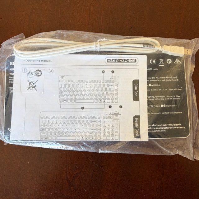 Man & Machine Slim Cool IP68 Waterproof Keyboard - photo 3