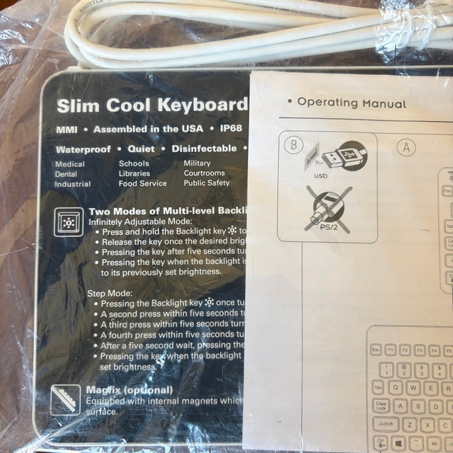 Man & Machine Slim Cool IP68 Waterproof Keyboard - photo 4