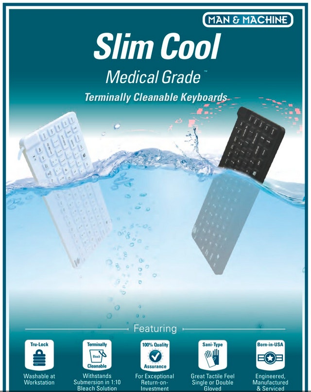 Man & Machine Slim Cool IP68 Waterproof Keyboard - photo 5
