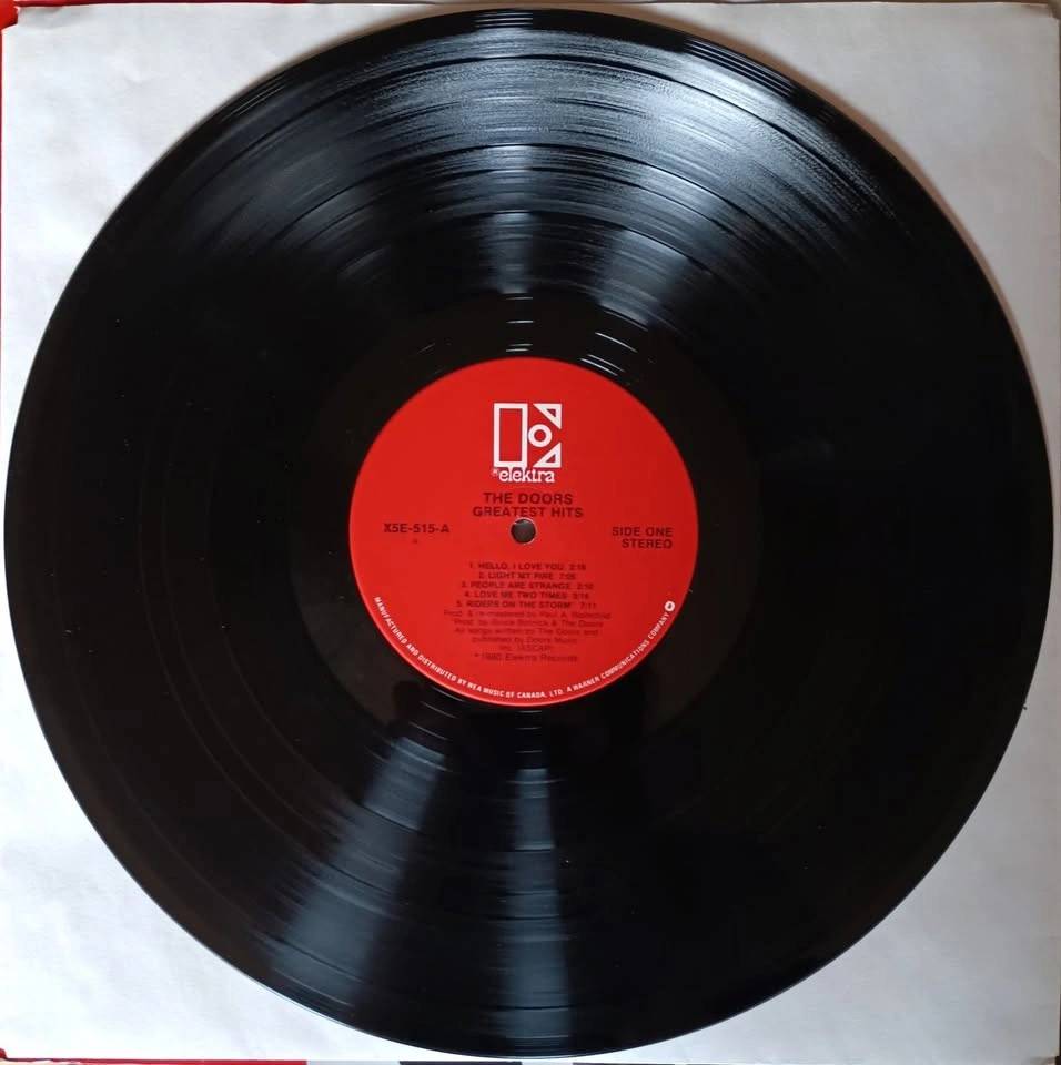 The Doors - Greatest Hits LP - 1980 Cdn. pressing - VG/VG+ - photo 3