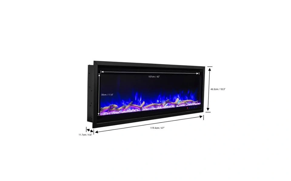 New 42" Wall Mounted Electric Fireplace - photo 3