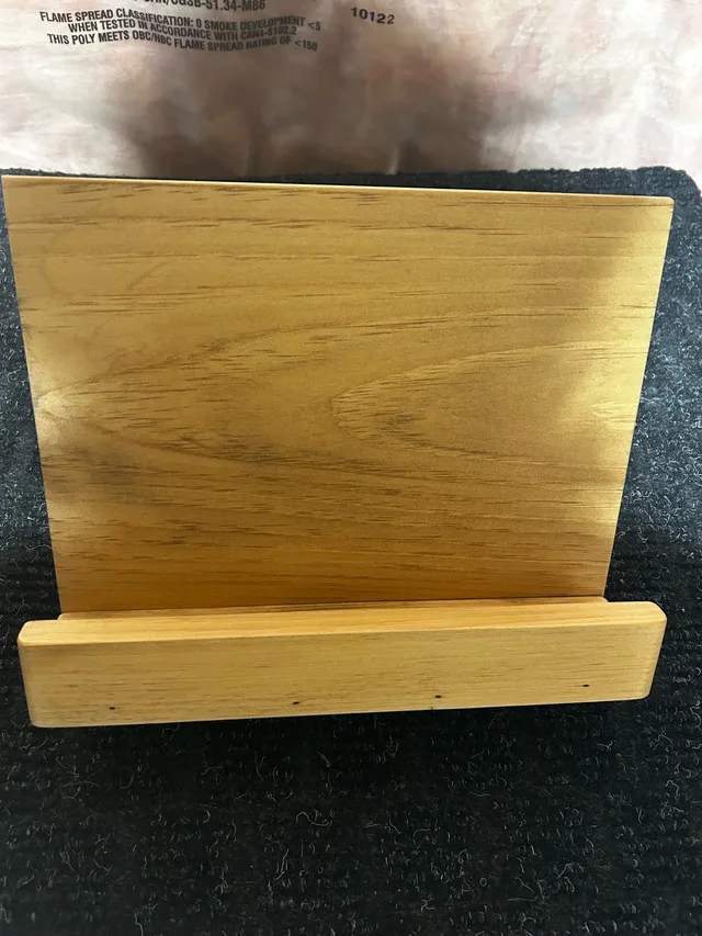 Recipe stand - wooden thumbnail