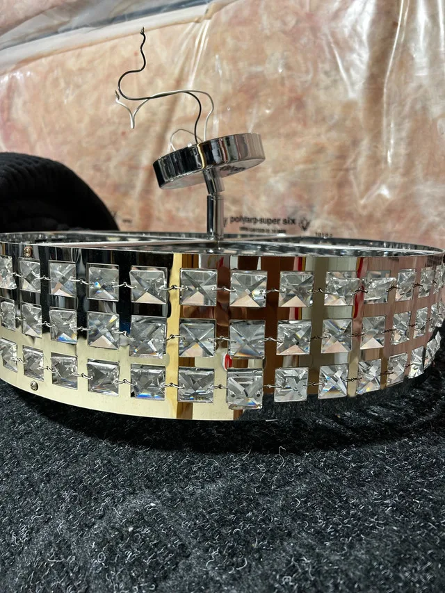 Crystal circular light fixture image indicator(2)