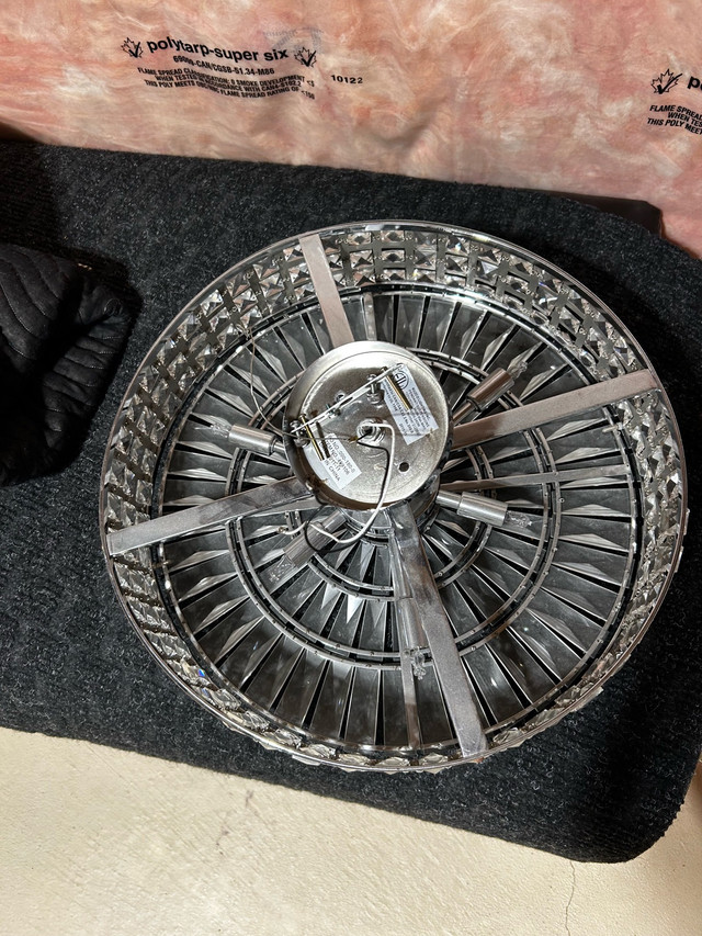 Crystal circular light fixture - photo 4