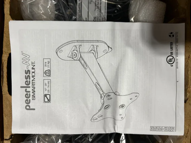 Peerless-AV TV Wall mount image indicator(3)