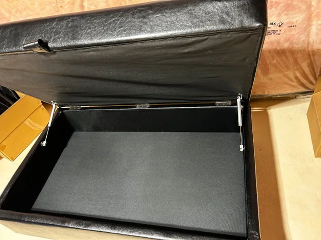 Black Storage Ottoman image indicator(4)