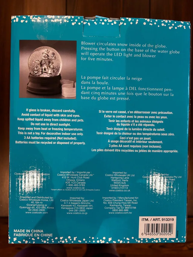 Water Globe Boule a Neige image indicator(3)