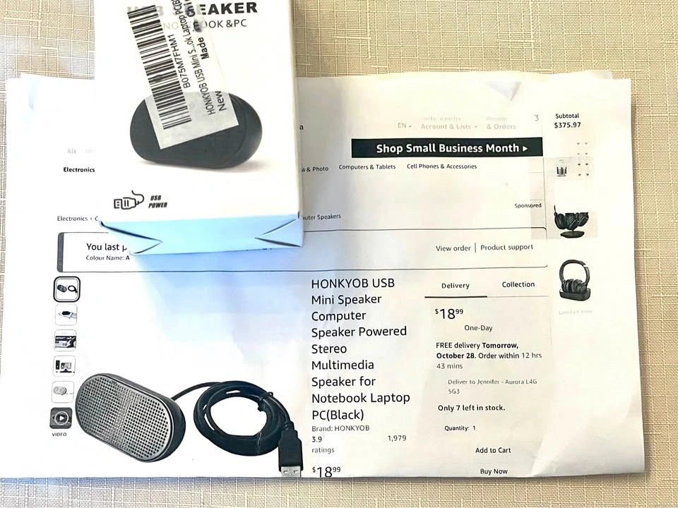 USB Mini Speaker for PC/Laptop