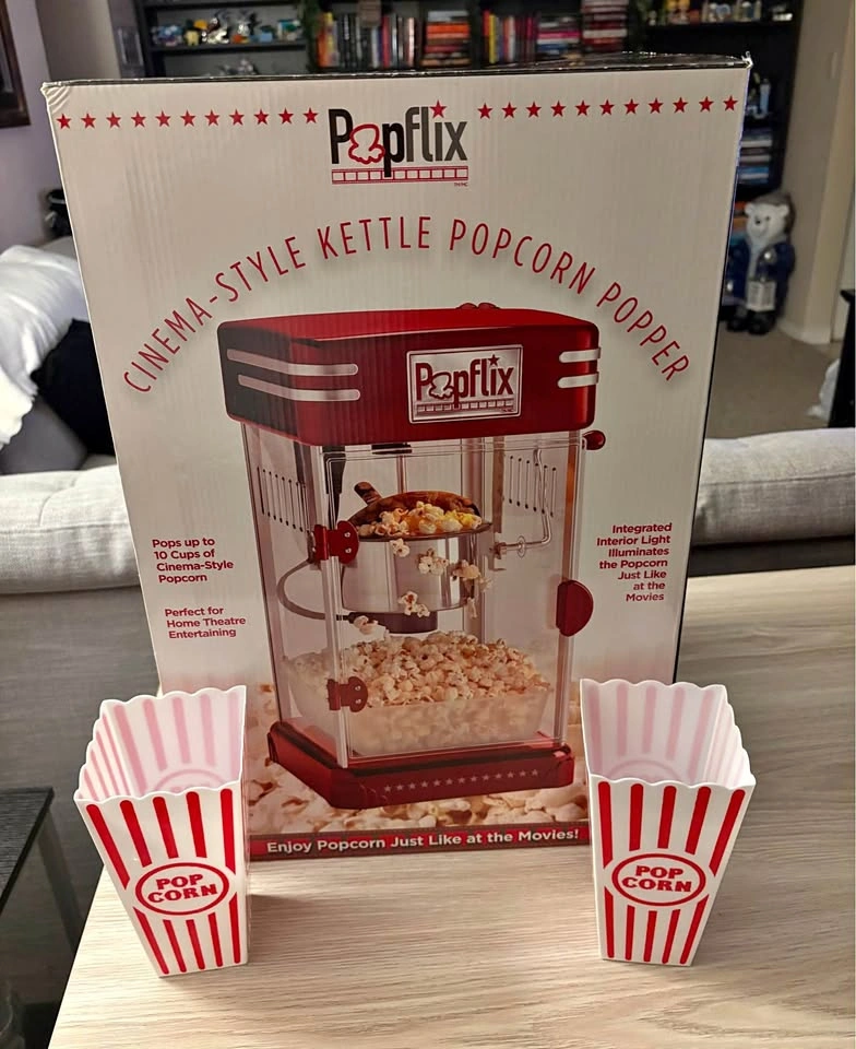 Cinema-Style Kettle Popcorn Popper