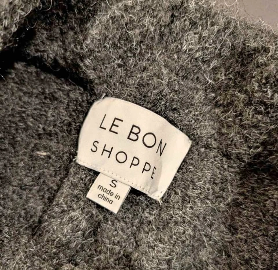 Le bon shoppe knitted pull on fuzzy lounge pants