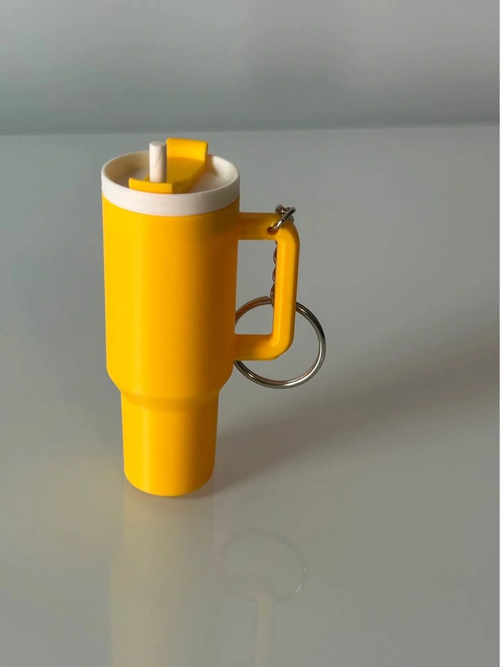 Mini Tumbler Lip Balm Holder Keychain – 3D Printed - photo 2