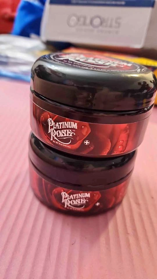 Platinum Rose Tattoo Butter Bundle - Rose Scented - 2 x 8oz Jars