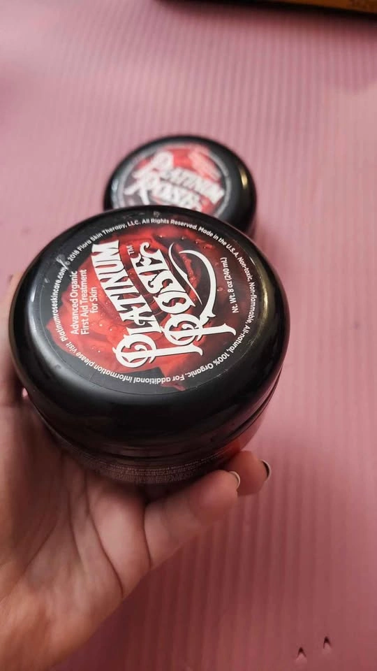 Platinum Rose Tattoo Butter Bundle - Rose Scented - 2 x 8oz Jars - photo 3
