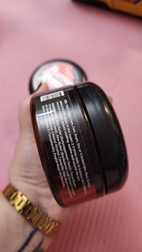 Platinum Rose Tattoo Butter Bundle - Rose Scented - 2 x 8oz Jars - photo 4