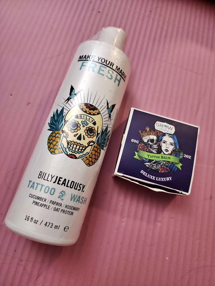 Unused Tattoo Healing Care Bundle (2 Wash + Balm)