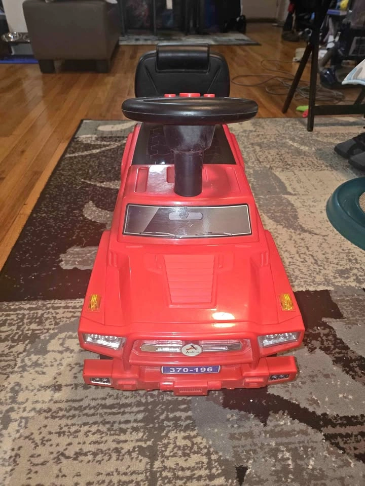 Aosom Kids Ride on Push Car with Music & Lights