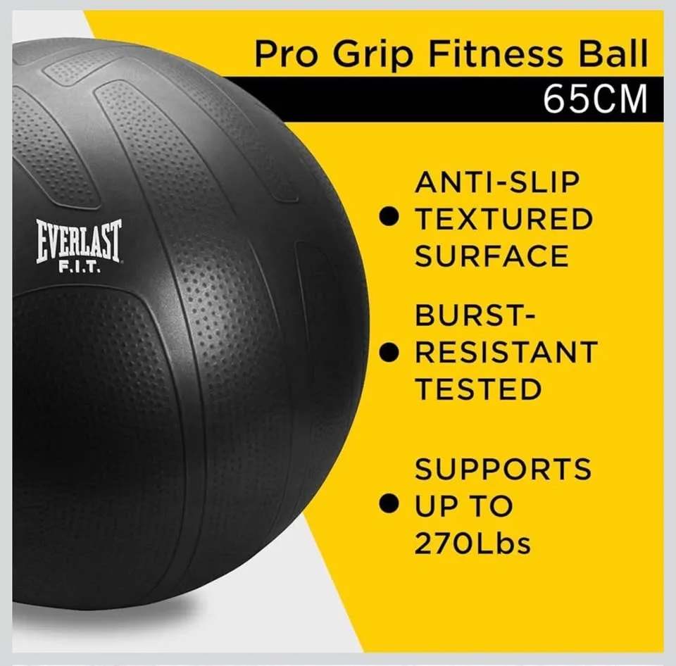 Brand New Everlast 65cm Pro Grip Fitness Ball - photo 2