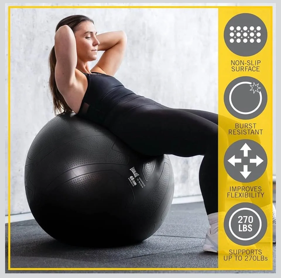 Brand New Everlast 65cm Pro Grip Fitness Ball - photo 4