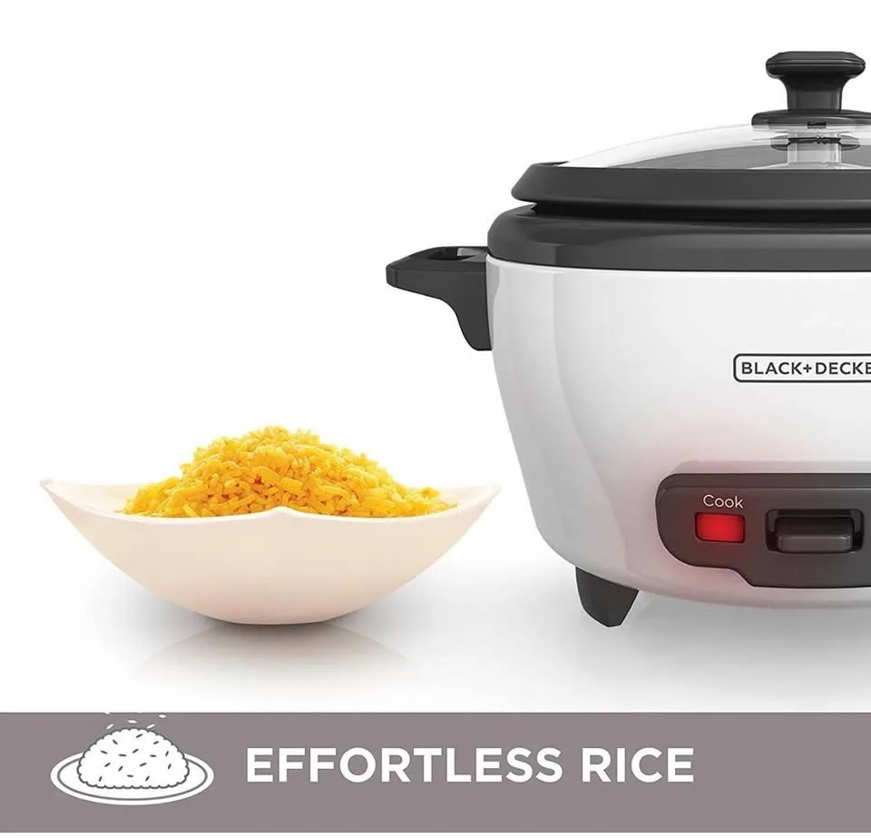 Brand New Black+Decker 6-Cup Rice Cooker & Steamer - photo 4