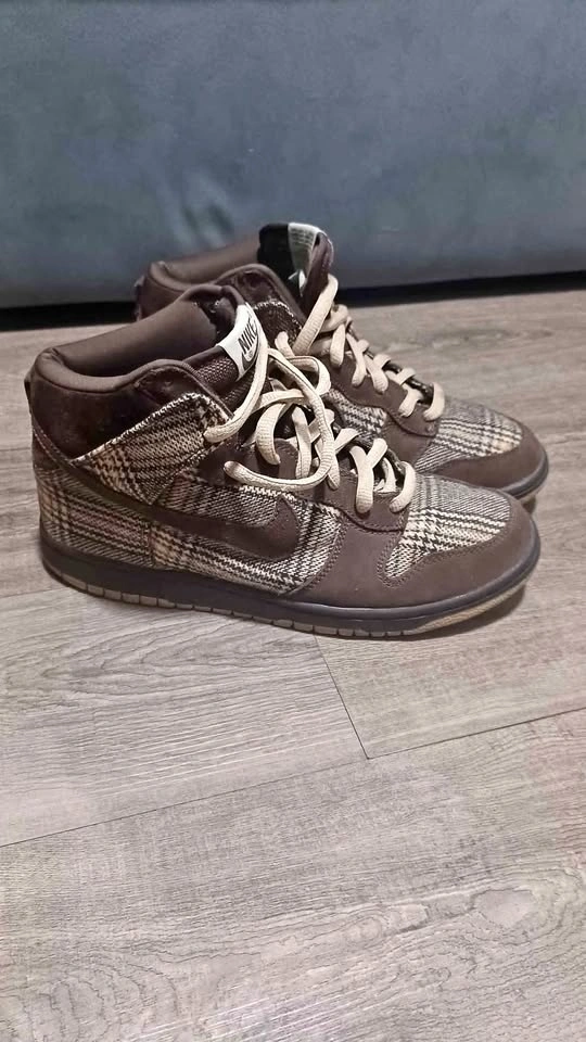 2000 Nike Dunk Pro SB High Tweed - Size 9.5