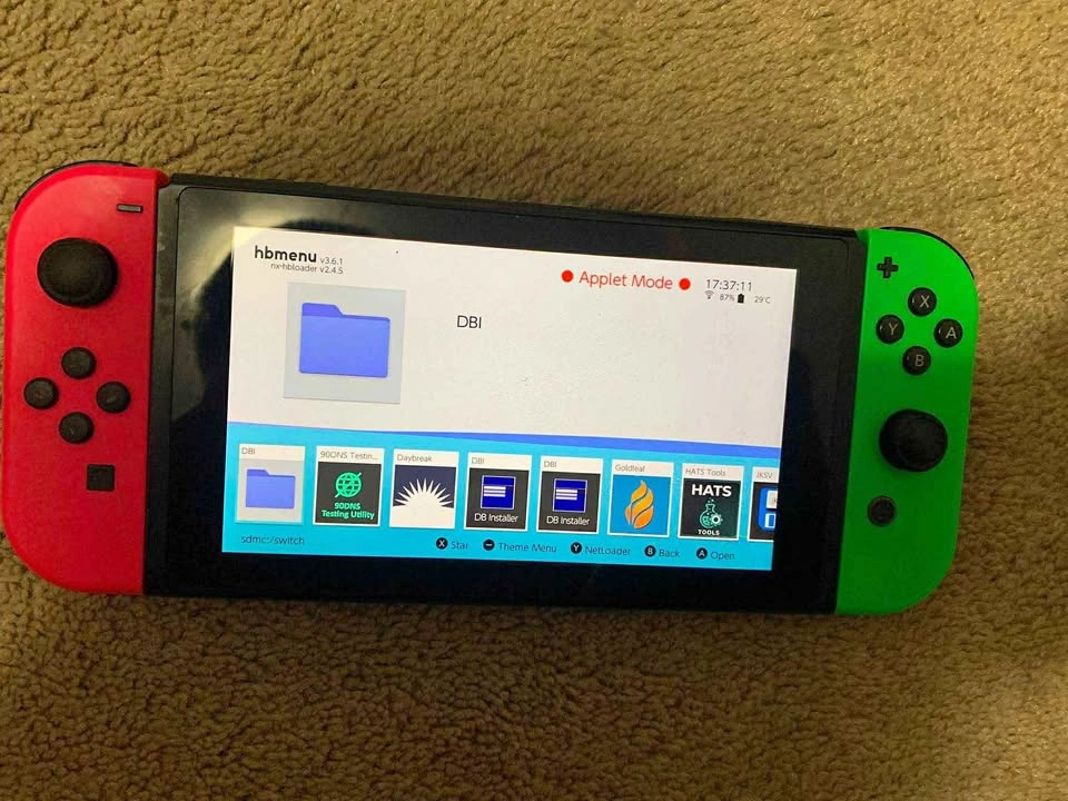 Modded V1 Switch (256GB) | Open to Trades