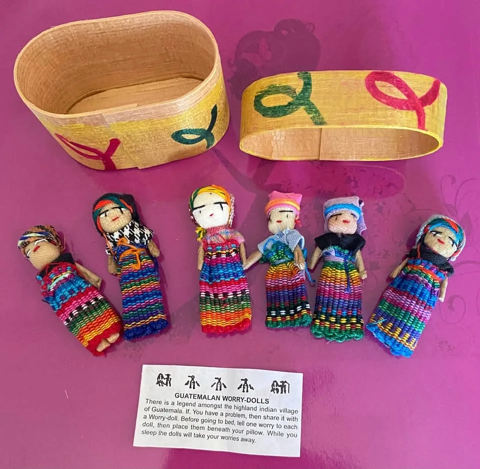 Handmade Tiny Worry Dolls in Box - Guatemala - photo 2