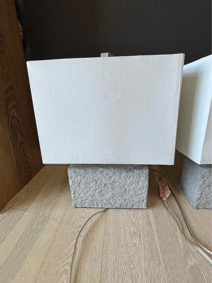 Faux Stone Table Lamps - Set of 2 - photo 2