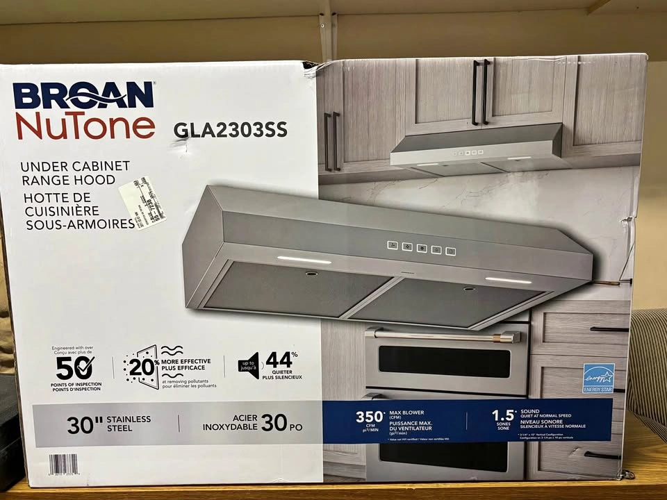 Broan-NuTone Under Cabinet Range Hood - 30" Glacier