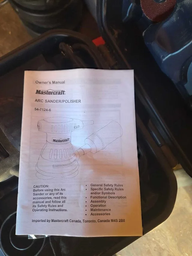 Mastercraft Arc Sander