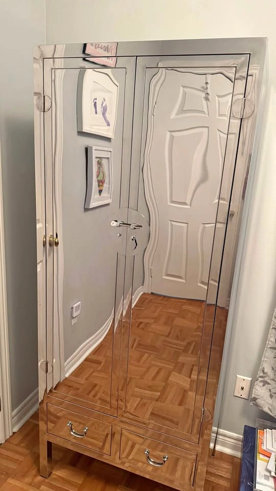 Mirrored Canton Cabinet - Great Storage Piece
