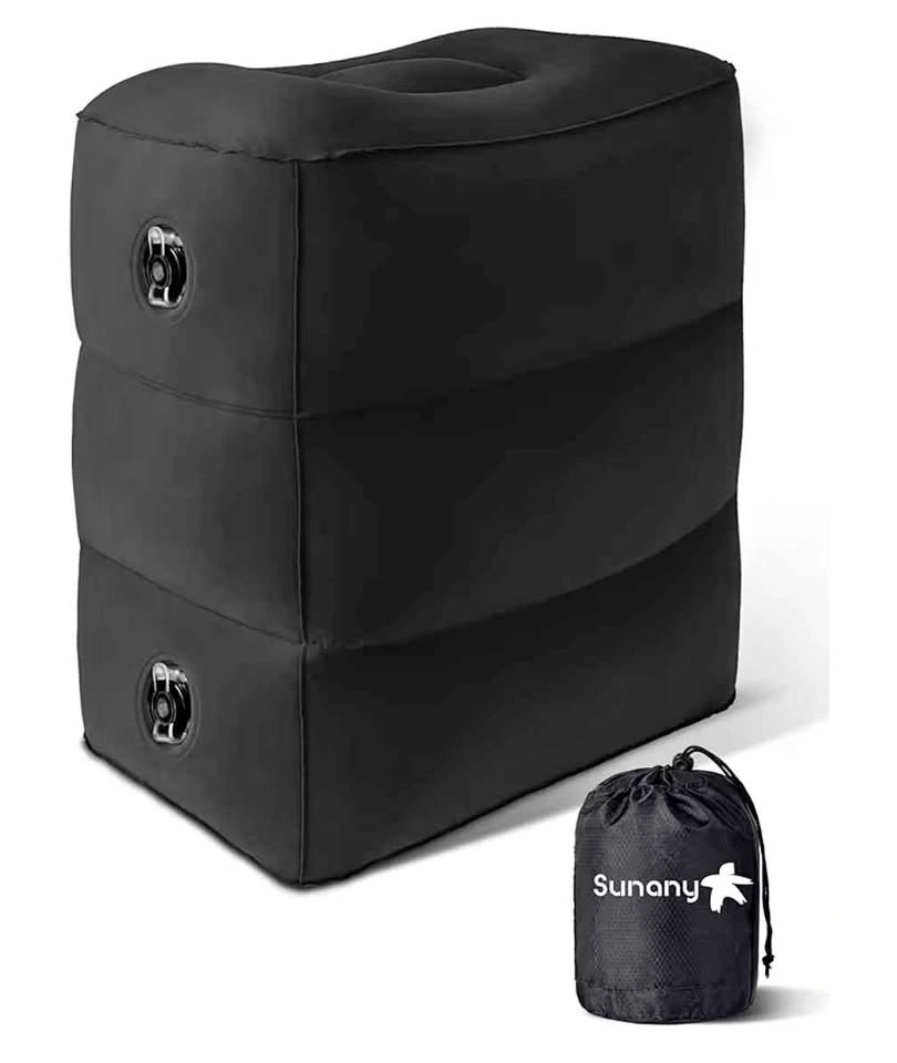 Sunany Inflatable Foot Rest Pillow for Travel