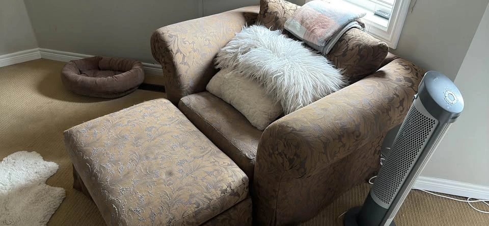 Chair and a half with Ottoman. - photo 2