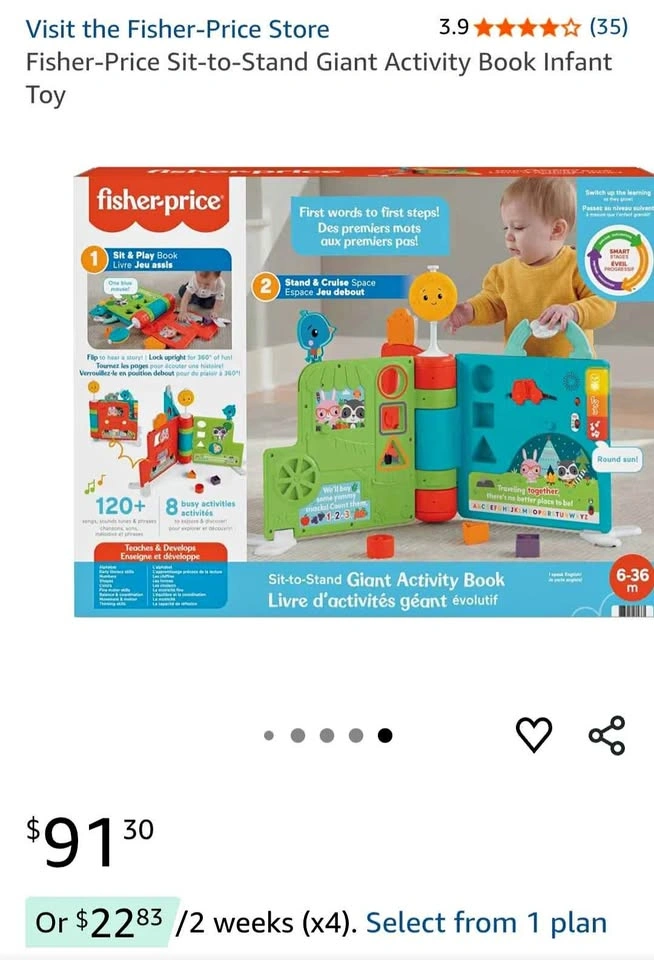 Fisher Price Activity Book