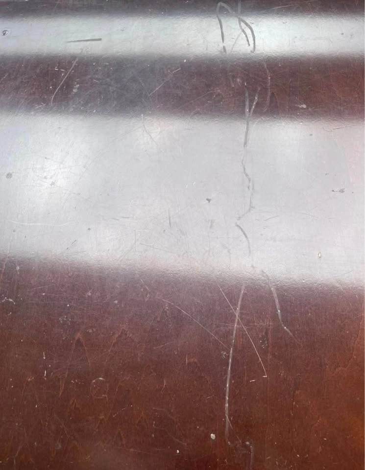 Dark brown end table with drawer - photo 4