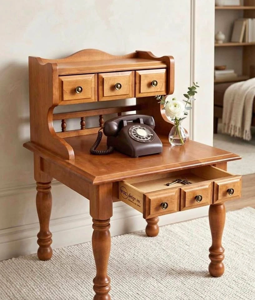 VIC design inc. Wooden Telephone Table w/ Drawers