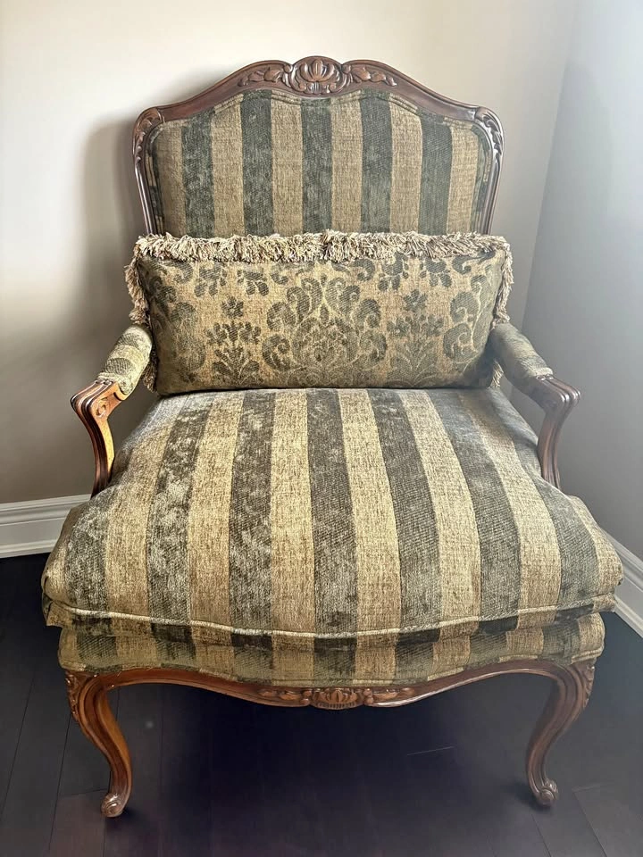 Designer Armchairs - Matching Pair - Feather Cushions