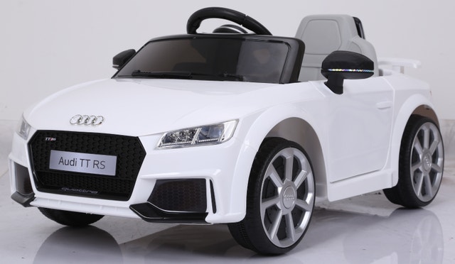 Audi TT RS Kids Ride On Car 12V White w/ Remote - photo 2
