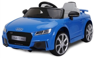 Audi TT RS Ride-On Car for Kids - Blue, 12V w/ Remote - photo 3