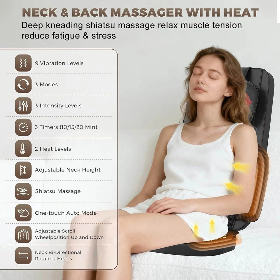 Read the description- Neck and Back Massager with Heat - photo 2