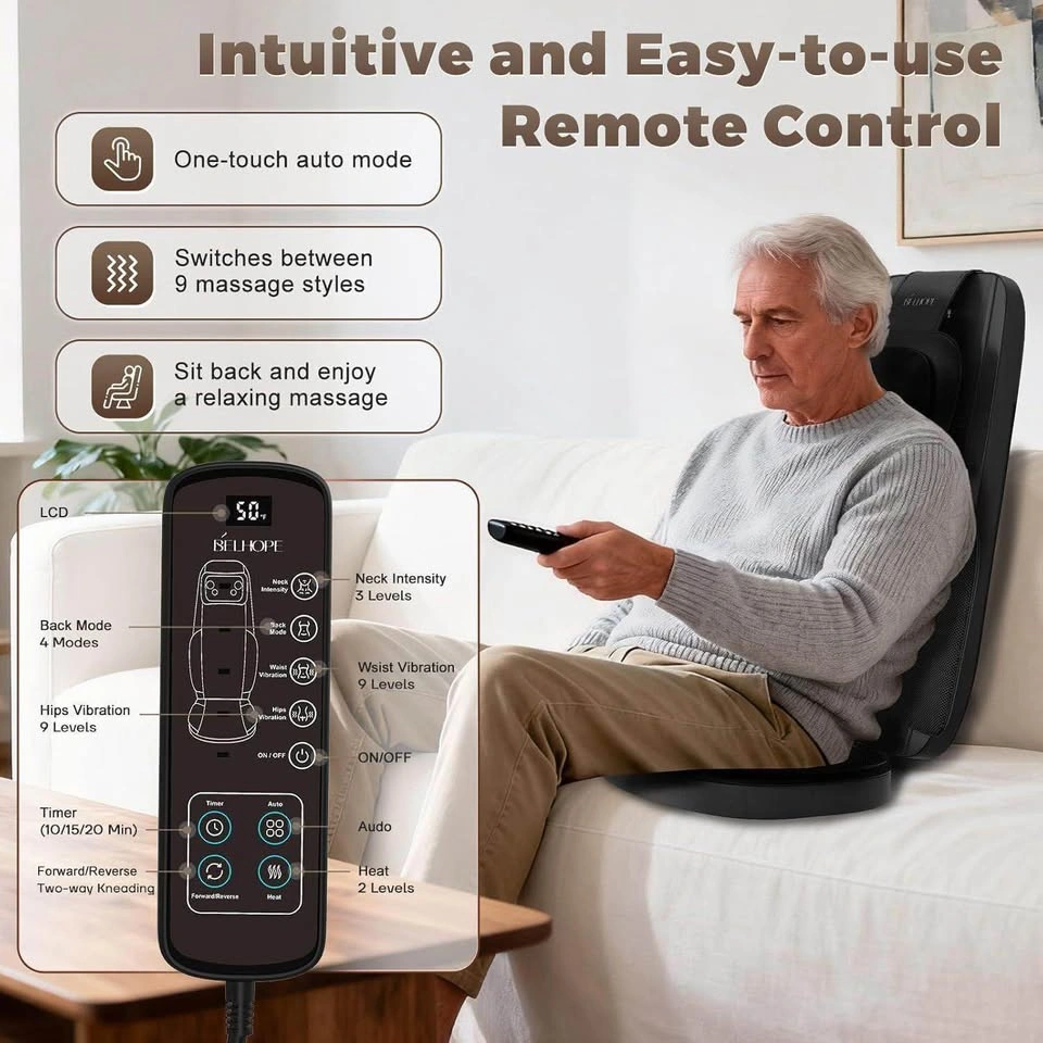 Read the description- Neck and Back Massager with Heat - photo 3