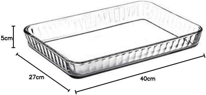 Pasabahce Borcam Rectangular Glass Dish 40 x 27 cm - photo 2