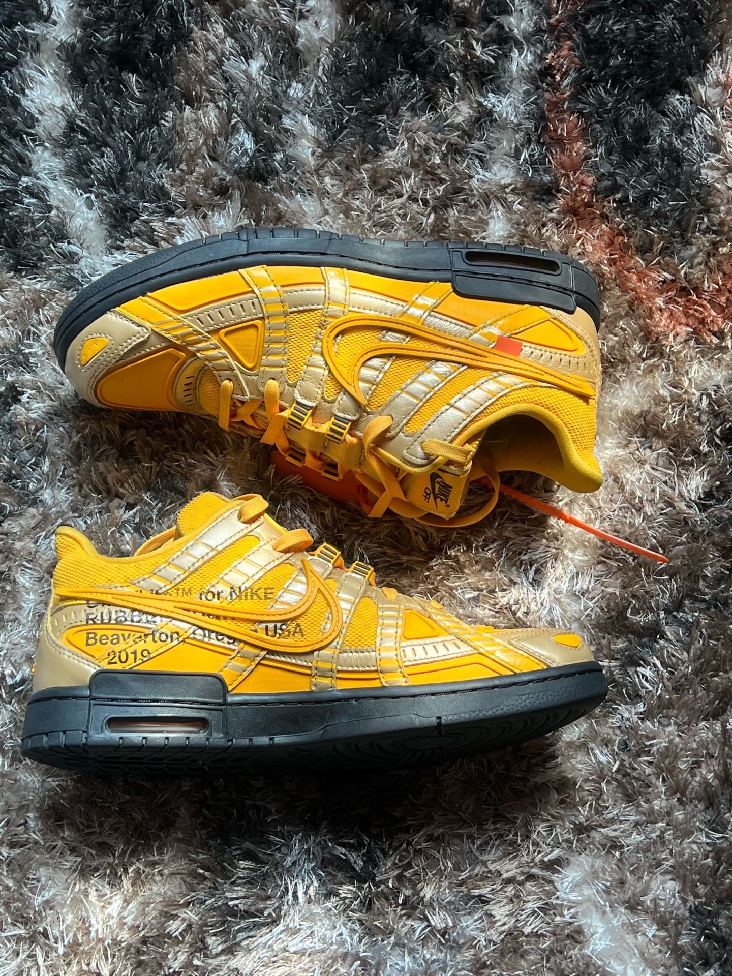 Off-White Rubber Dunk Gold – Size 10 - photo 5